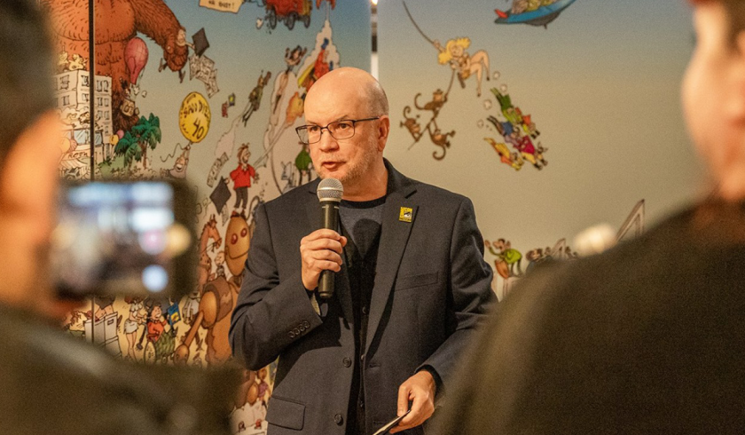 Comic-Con Museum's new curatorial director, Gary Sassaman.