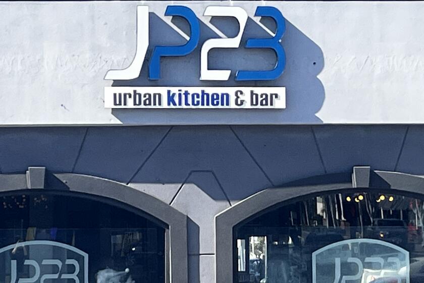 JP23 Urban Kitchen in downtown Fullerton. Owner Jacob Poozhikala had his live entertainment hours curbed by the city.