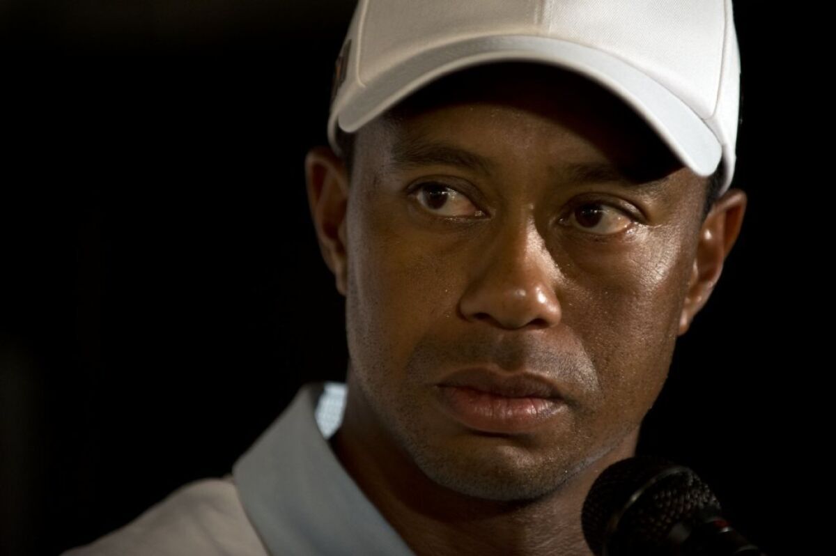 Tiger Woods doesn't like all hotel beds.