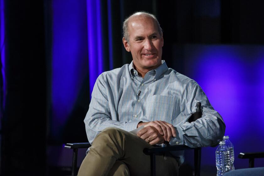 BURBANK, CALIF. -- SATURDAY, JULY 15, 2017: John Stankey, CEO of AT&T Entertainment Group, host a panel discussion at the AT&T Shape conference, held at the Warner Bros. studios in Burbank, Calif., on July 15, 2017. (Marcus Yam / Los Angeles Times)