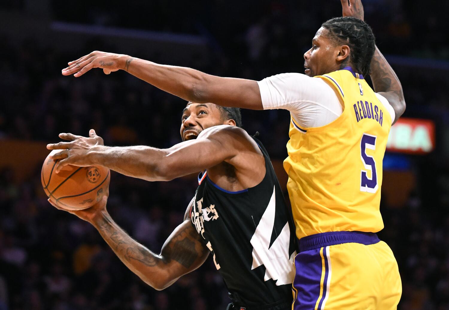 Cam Reddish takes defense to heart, and other Laker takeaways from overtime win over Clippers