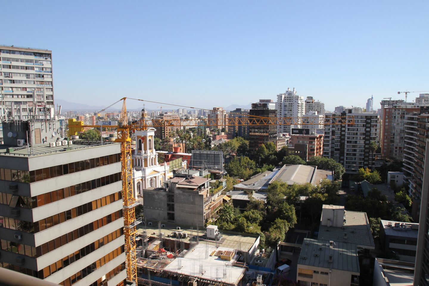 The Santiago skyline