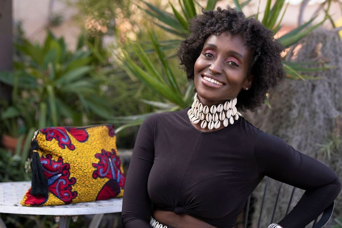 Nay Secka, founder of TEGAA clothing and accessories, based in San Diego.