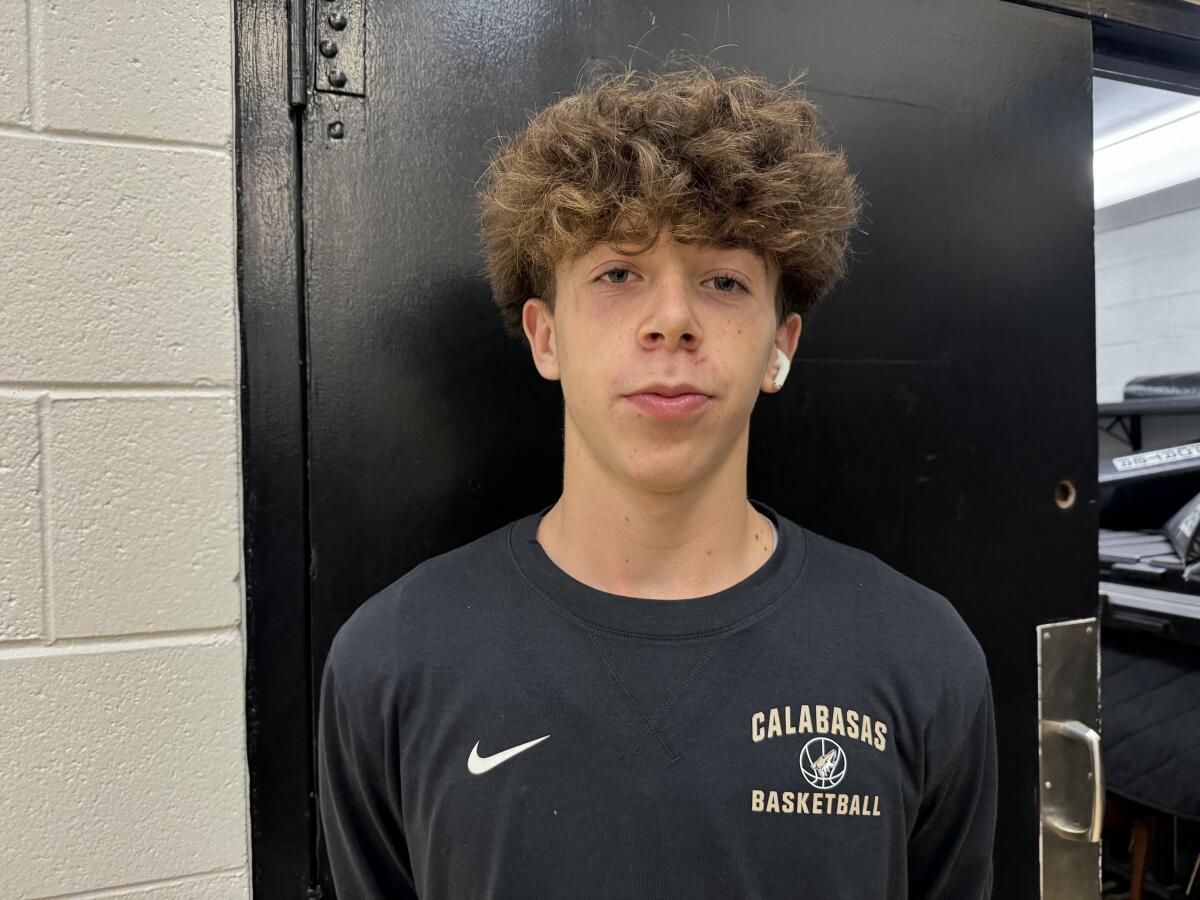 Calabasas freshman guard Grayson Coleman has helped the Coyotes to a 3-0 start.