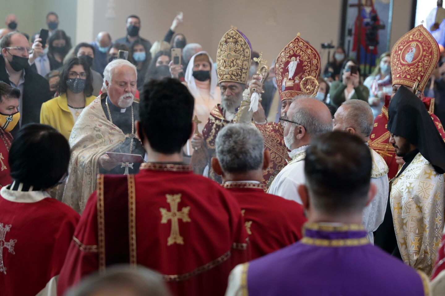The consecration and church naming ceremony for the new Armenian Church in San Diego