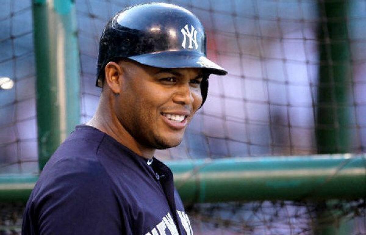 Outfielder Andruw Jones spent the last two season with the New York Yankees.