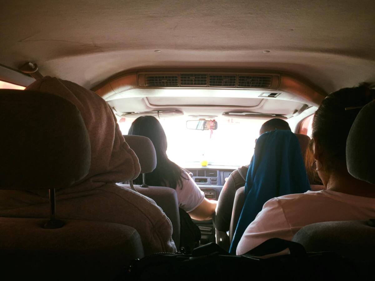 The journey begins during a chilly morning Monday in Las Cruces, N.M. The family of Maria Ceniseros Galvan piles into a minivan bound for the U.S.-Mexico border.