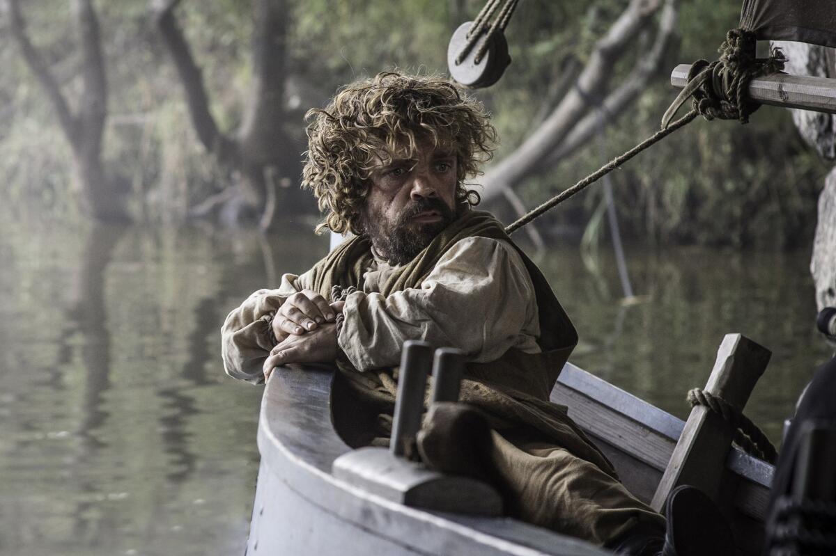 Actor Peter Dinklage appears in a scene from the HBO series "Game of Thrones." Will the character he plays, Tyrion Lannister, make it to the end of author George R.R. Martin's Song of Ice and Fire book series?