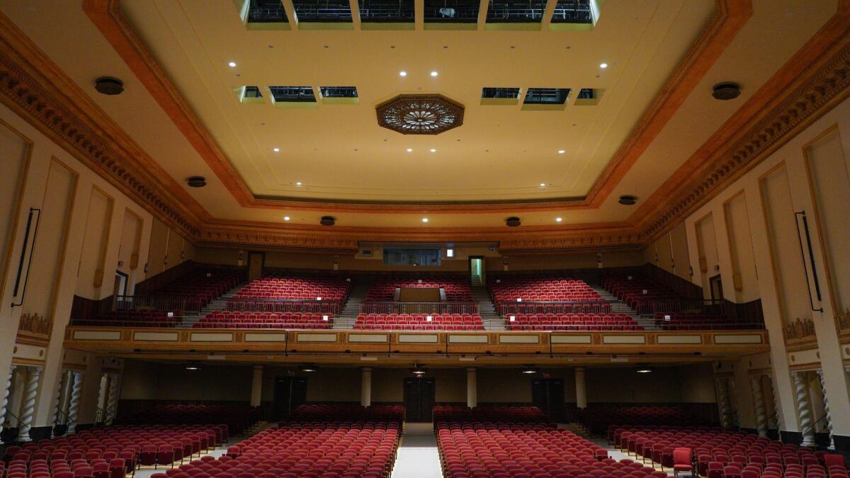 The historic 1939 Teatro de la Universidad de Puerto Rico, renovated with $1 million from "Hamilton," sits empty on the days it expected to be packed.