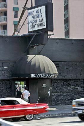 Tortured slaves. Victims of a "Helter Skelter" blood bath. Theater-goers incinerated in one of America's deadliest fires. The restless spirits of these and other tormented souls haunt creaky homes, dreary cemeteries and dark alleys. Or maybe it's all a con, a scam played upon our morbid curiosity about ghosts and the occult. With Halloween approaching, it's only natural to be a bit more curious about life, death and that misty cold void in between. If you feel like testing your courage and exploring the world of spooks, ghouls and poltergeists, consider one of the following ghost tours. -- Hugo Hugo Martín, Los Angeles Times Staff Writer Dearly Departed: The Tragical History Tour (Hollywood) Celebrity spook enthusiasts can jump on a bus and cruise through Hollywood for three hours, checking out stops like the site of the Tate-LaBianca murders by the crazed Manson family. Guests also see spots where celebrities took their dying breath, including the site of the Ambassador Hotel, where presidential candidate Robert F. Kennedy was assassinated, and the Viper Room in West Hollywood, where actor River Phoenix died of an overdose. The tour also includes a rest stop -- at the Beverly Hills restroom where singer George Michael was arrested for lewd behavior in 1998. 1 p.m. Wednesdays through Sundays. $35. For reservations and meeting location, call (800) 789-9575 or go to www.dearlydepartedtours.com. Pictured: The Viper Room in West Hollywood.
