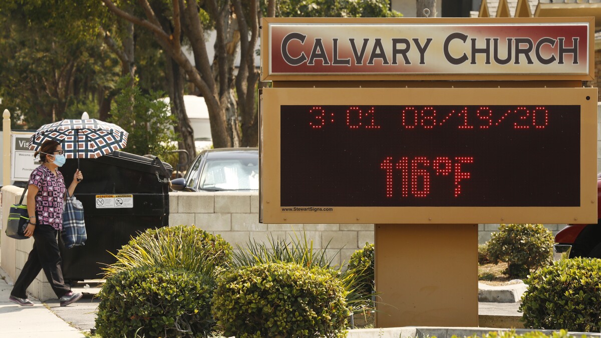 More California Blackouts Feared As Heat Wave Intensifies Los Angeles Times