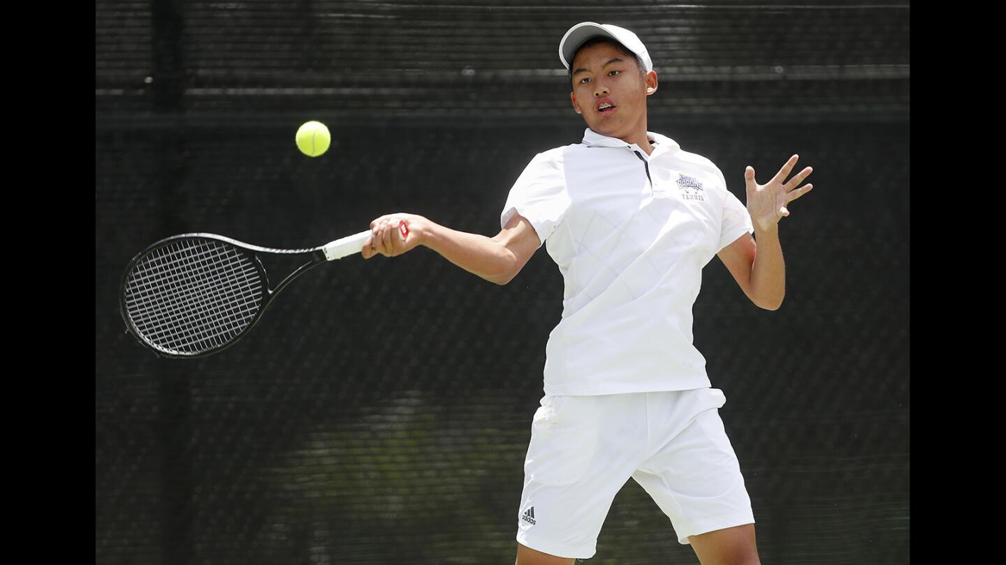 Photo Gallery: Fountain Valley vs. Temecula Great Oak in boys' tennis