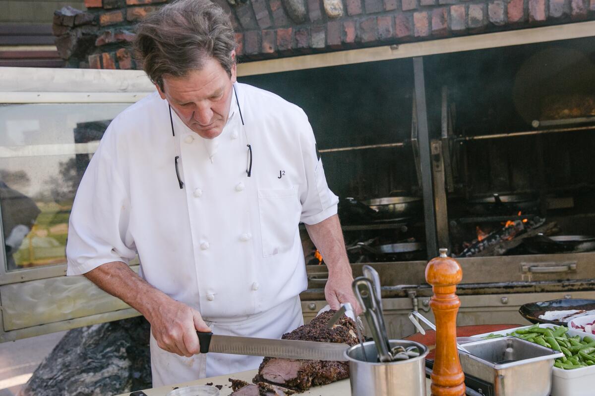 A.R. Valentien chef Jeff Jackson is preparing a four-course prix-fixe dinner for Valentine's Day weekend.
