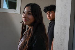 A girl and a boy.