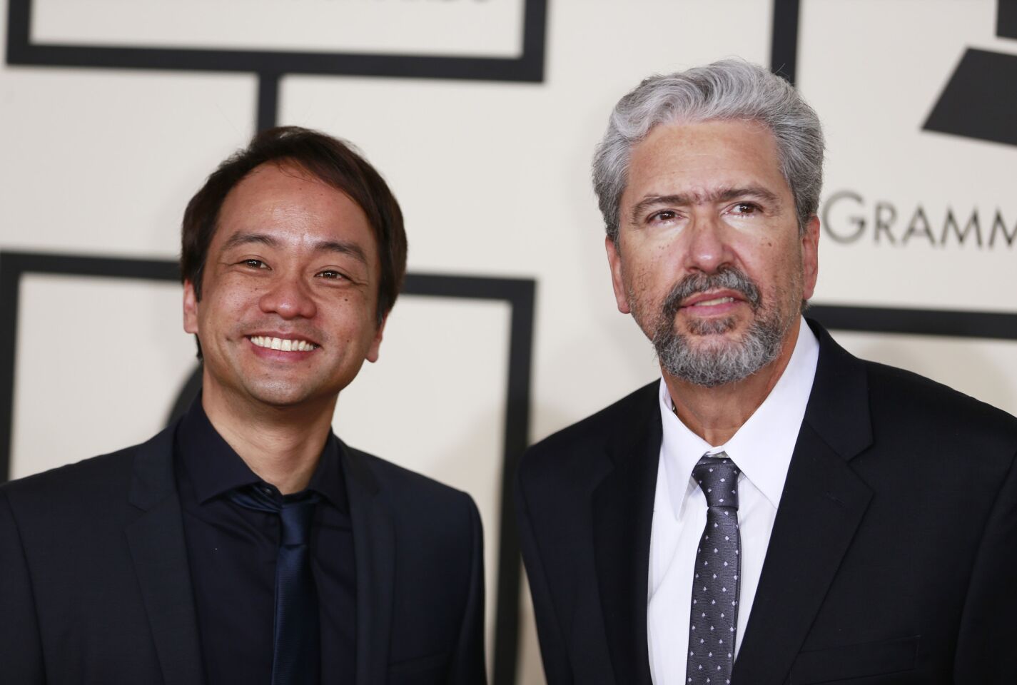 Daniel Ho and Luis Conte, whose "Our World in Song" album is nominated in the world music album category.
