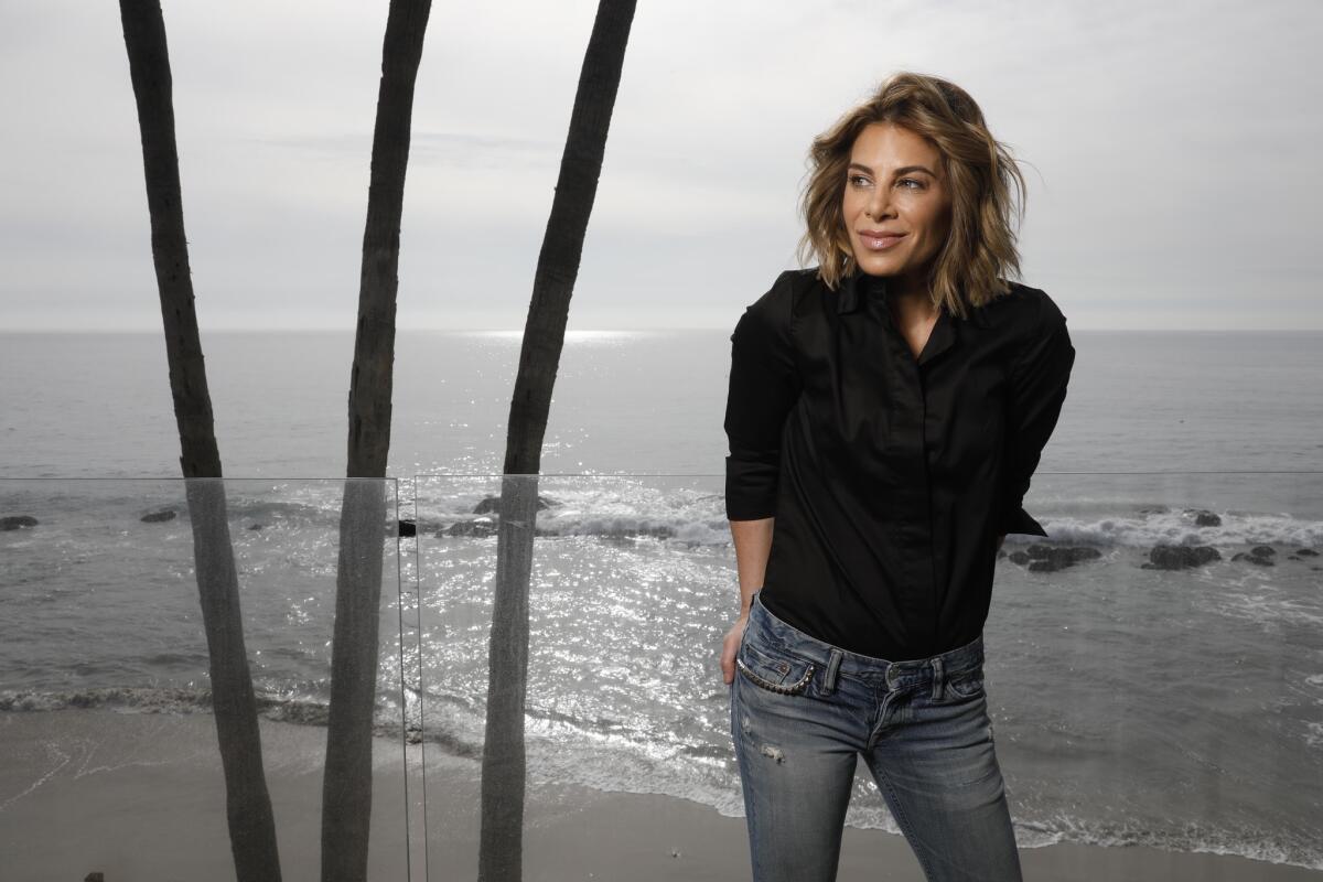 Trainer and fitness mogul Jillian Michaels at her home in Malibu. She is best known for her appearances on NBC, particularly, "The Biggest Loser."