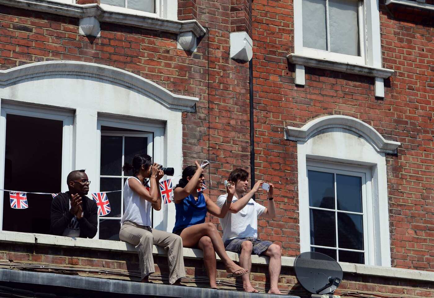 Olympic onlookers