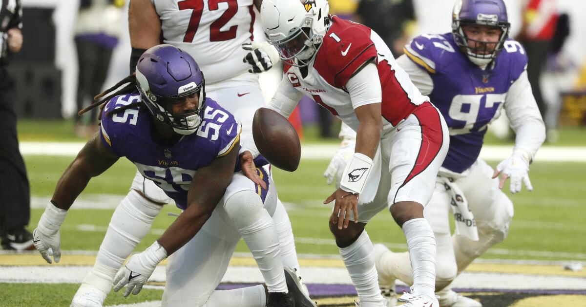 Minnesota Vikings linebacker Za'Darius Smith (55) in action