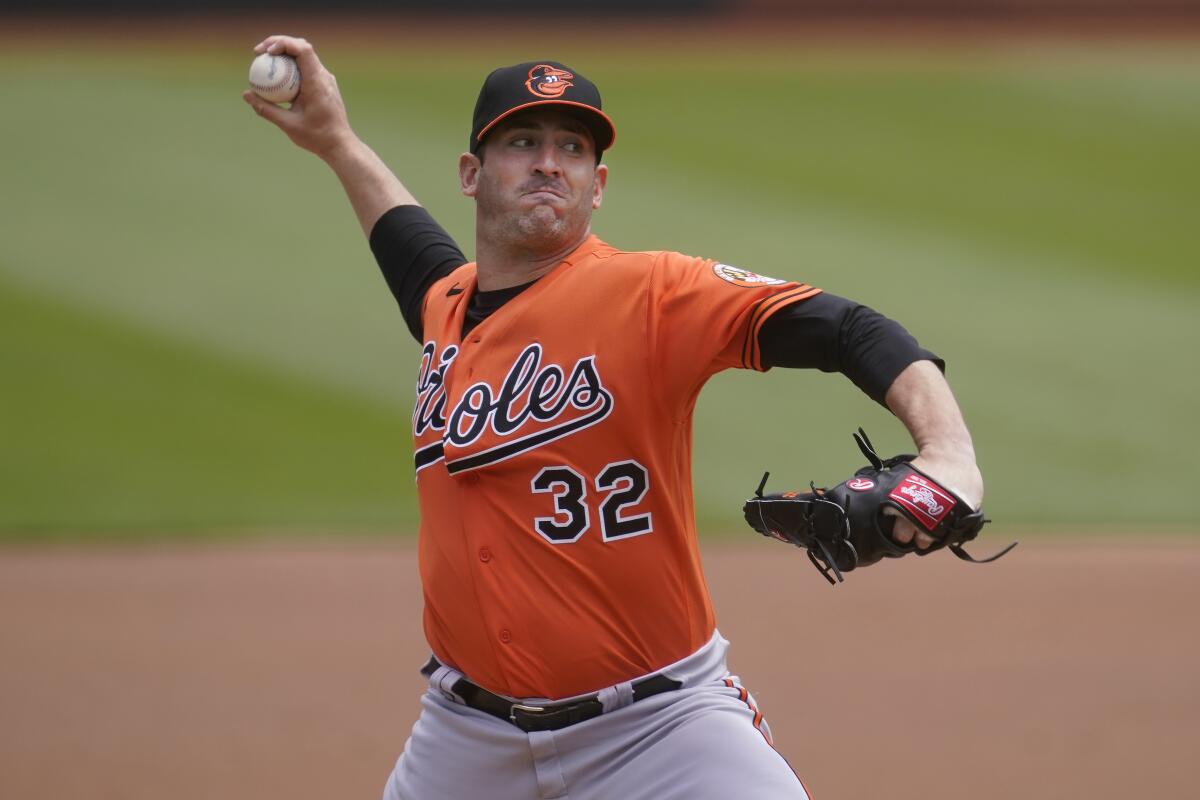 Matt Harvey on his Orioles debut 