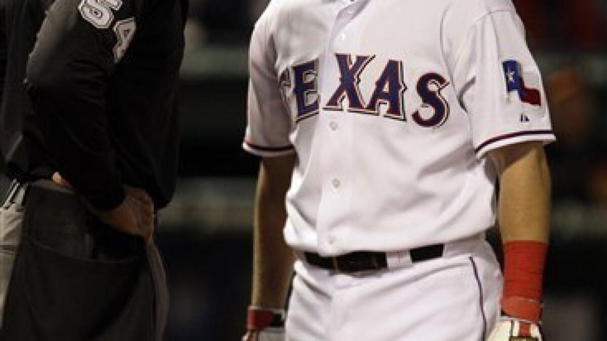 April 15, 2009: Ian Kinsler hits for the cycle in 6-for-6