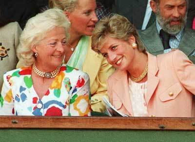 Frances Shand Kydd, mother of Princess Diana, June 3