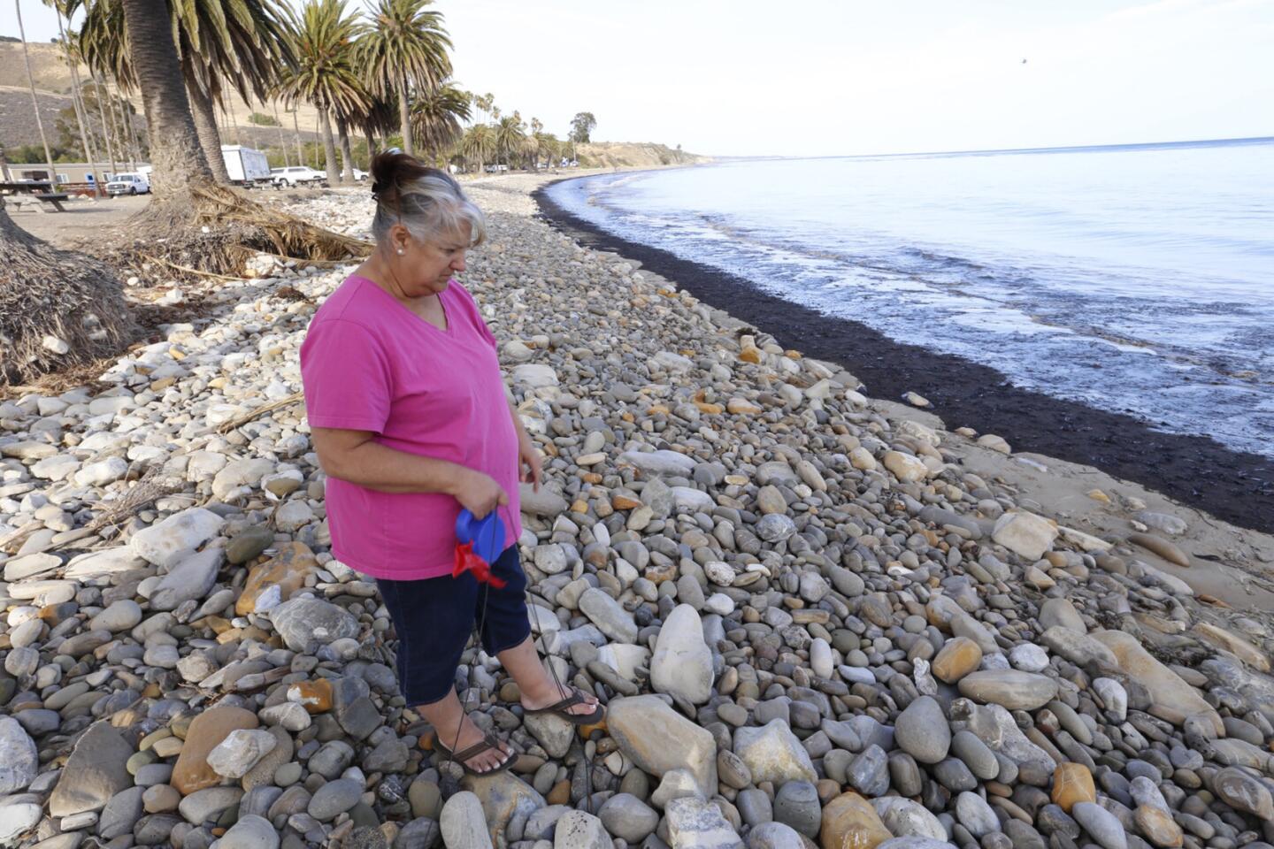 Oil spill on Santa Barbara County coast