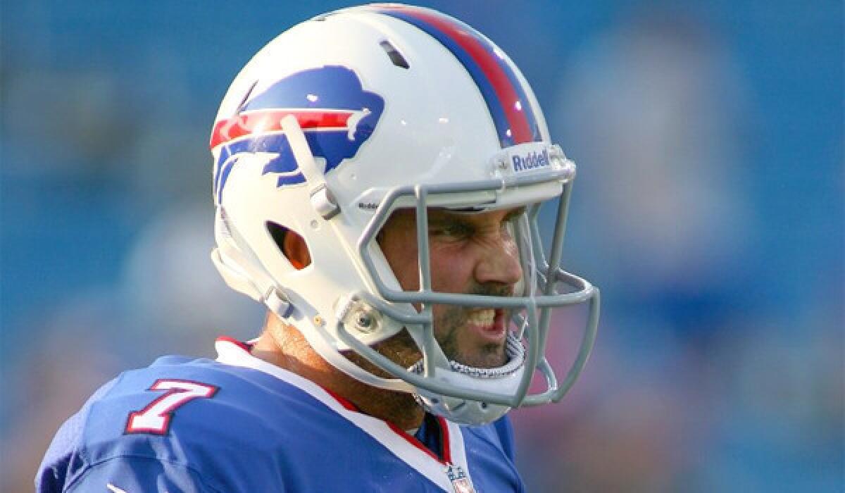Quarterback Matt Leinart was released by Buffalo on Friday following his start for the short-handed Bills, a loss to the Detroit Lions, 35-13.