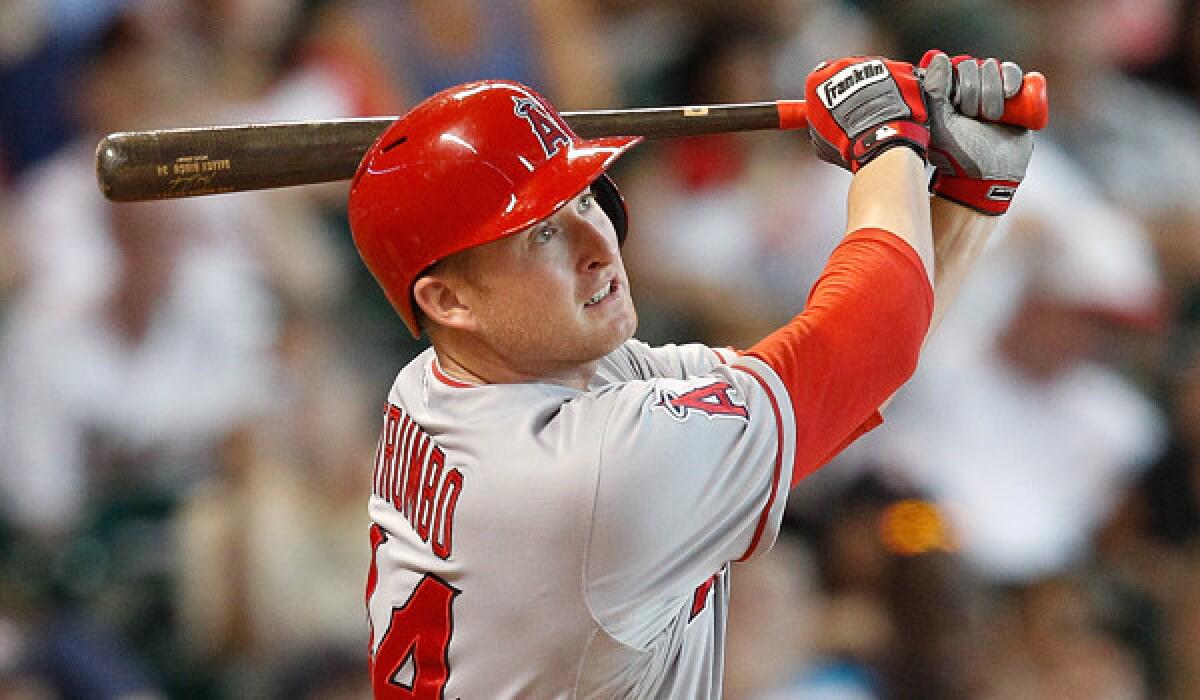 Angels slugger Mark Trumbo still could make the American League All-Star team as an injury replacement.