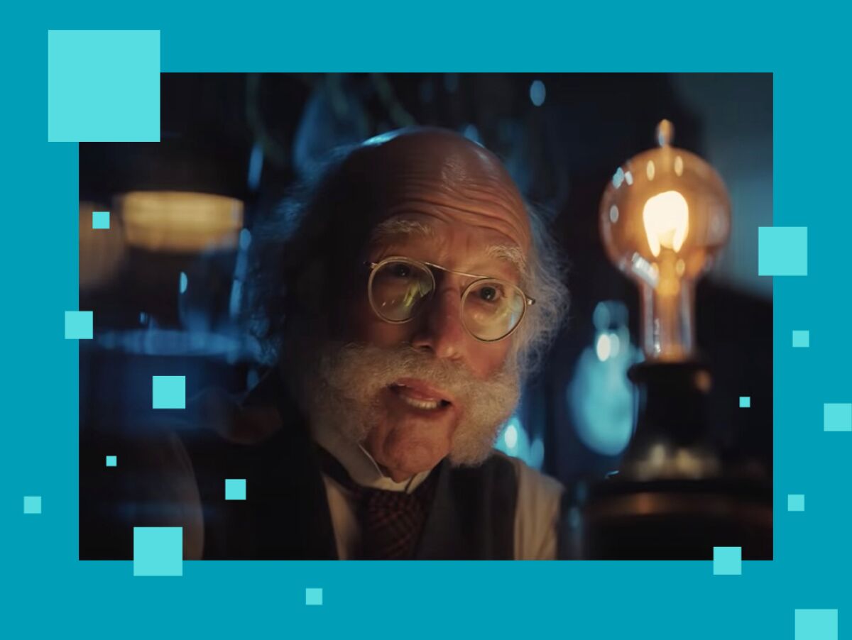 screenshot from Larry David's Super Bowl commercial for FTX