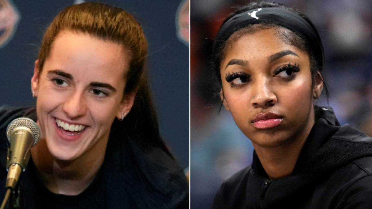 Caitlin Clark, Angel Reese team up for first time as WNBA All-Stars - Los Angeles Times