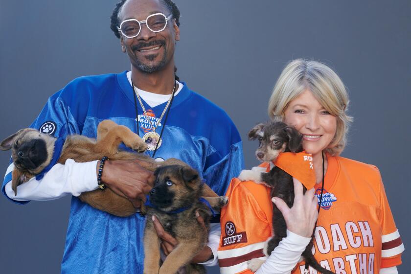 Snoop Dogg and Martha Stewart serves as coaches for “Puppy Bowl XVIII”