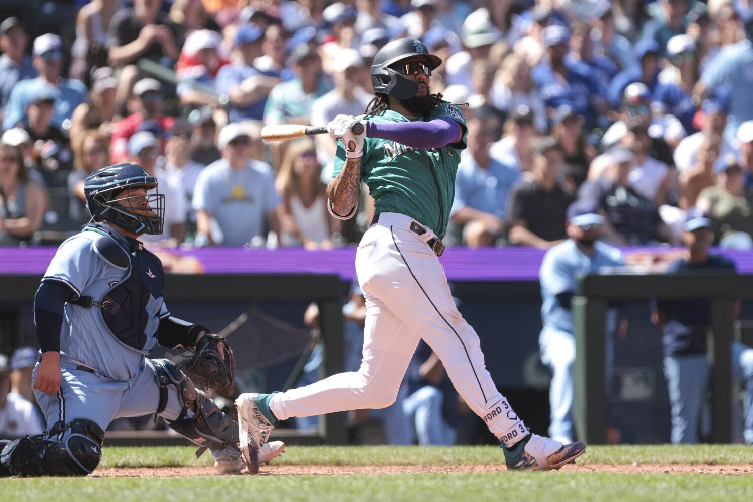 Mariners recall Taylor Trammell from Tacoma, place AJ Pollock on