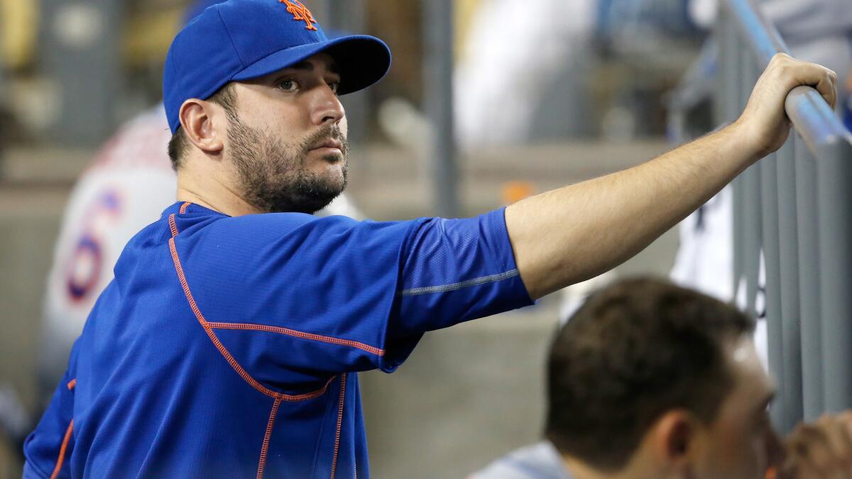 Matt Harvey gave his arm already for the New York Mets,' agent says - Los  Angeles Times