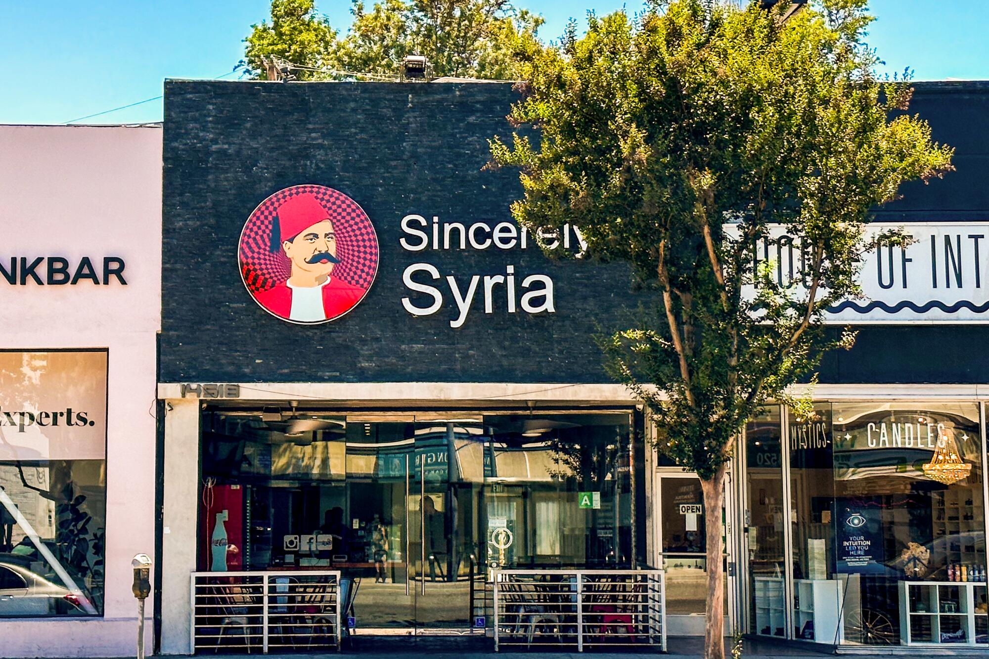 Sincerely Syria storefront.