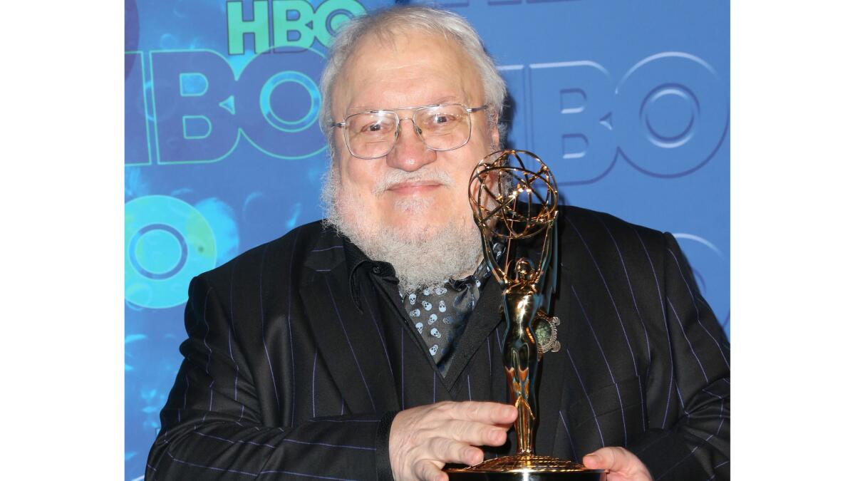 "Game of Thrones," which is based on the "Song of Ice and Fire" book series by George R.R. Martin, won three major awards at the Emmys on Sunday -- best drama series, writing for a drama series, and directing for a drama series.