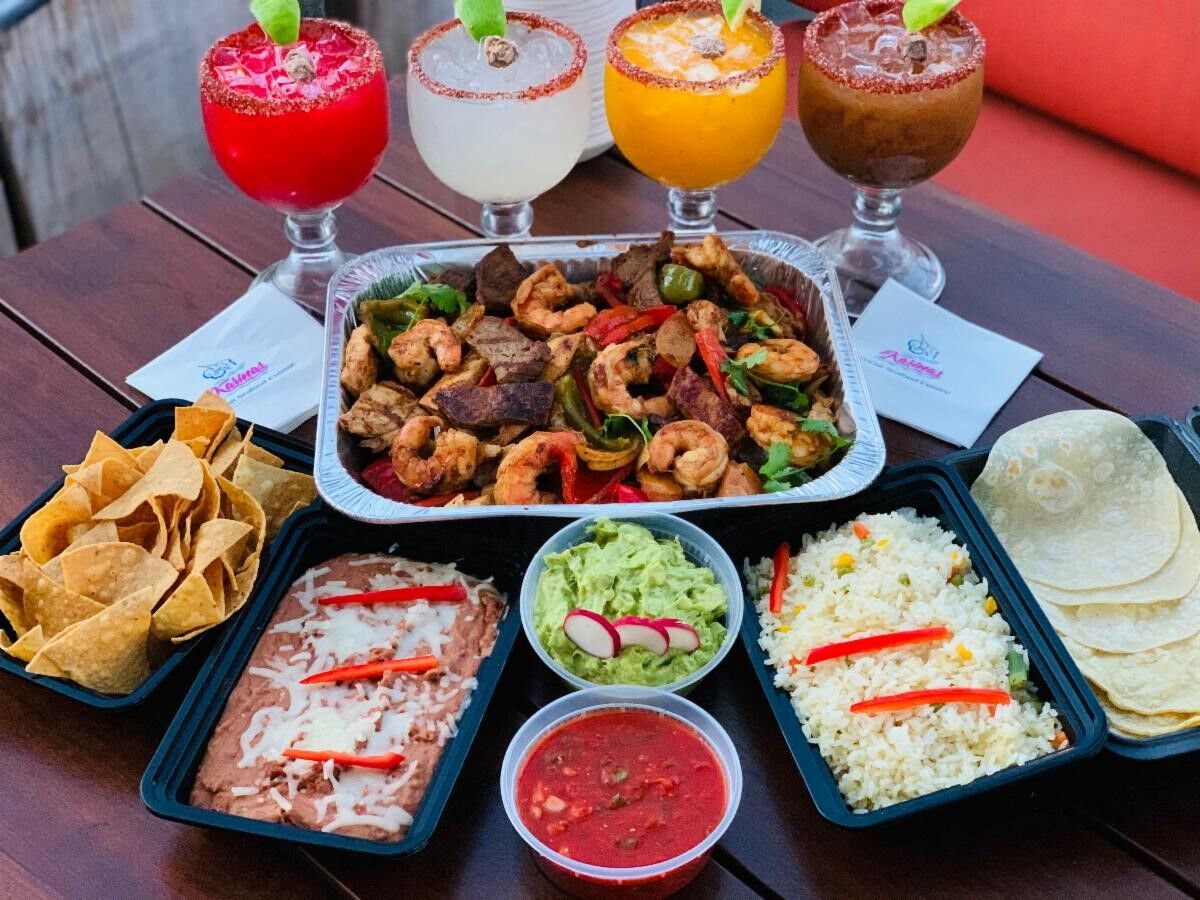The takeout Mother's Day meal special from Karina's Mexican Seafood Cuisine.