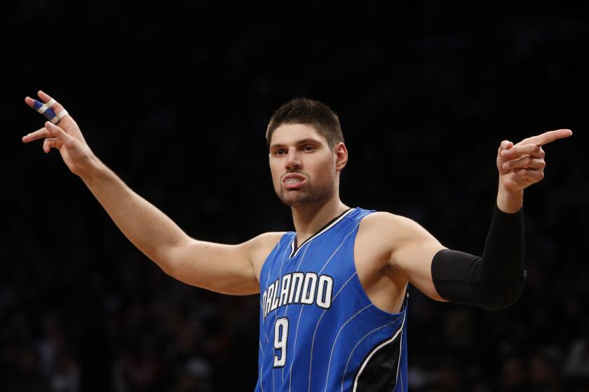 Nikola Vucevic leads the Magic with 18.8 points and 11.8 rebounds.