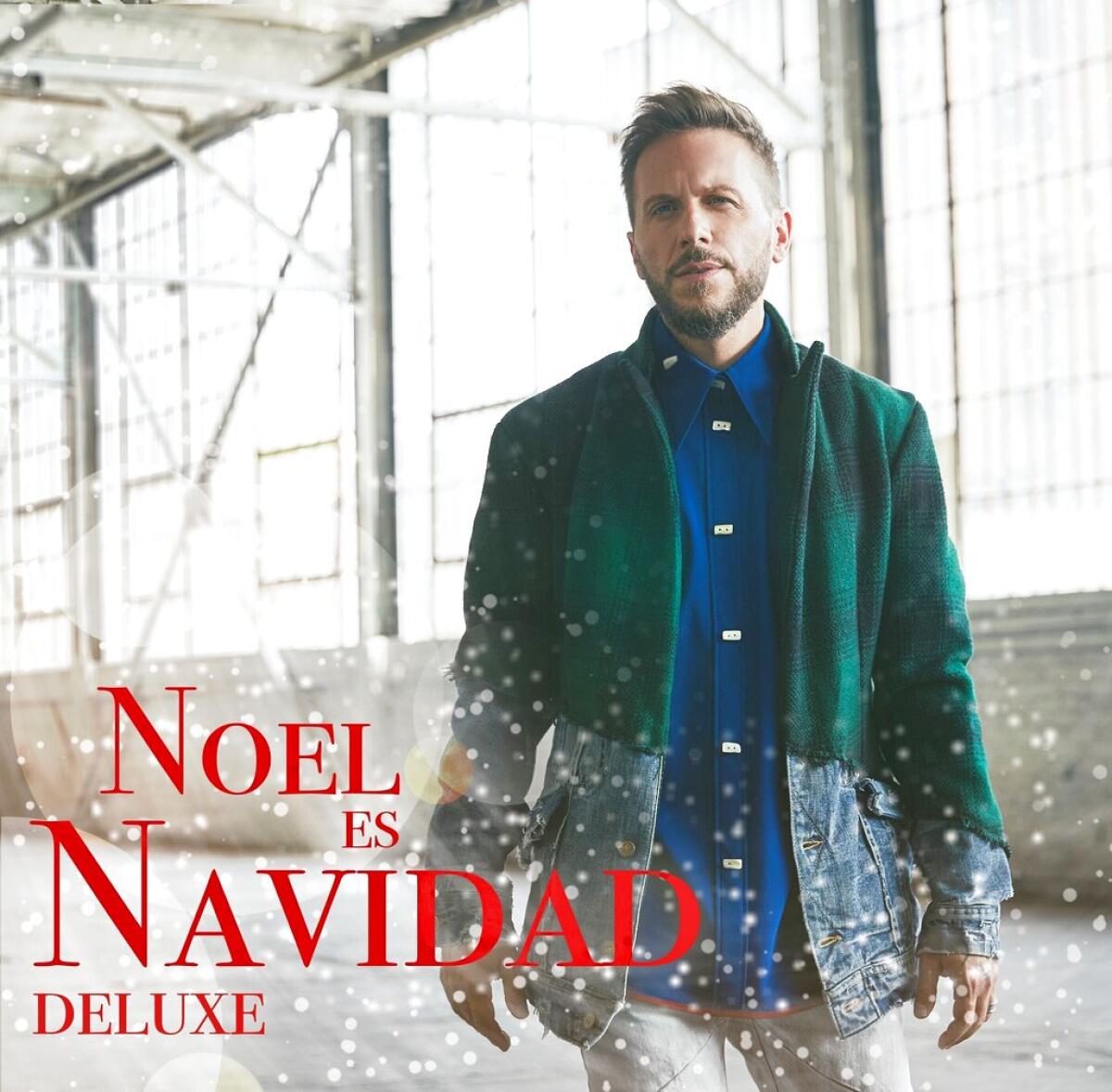 La portada del nuevo álbum navideño de Noel Schajris, "Noel Es Navidad Deluxe".