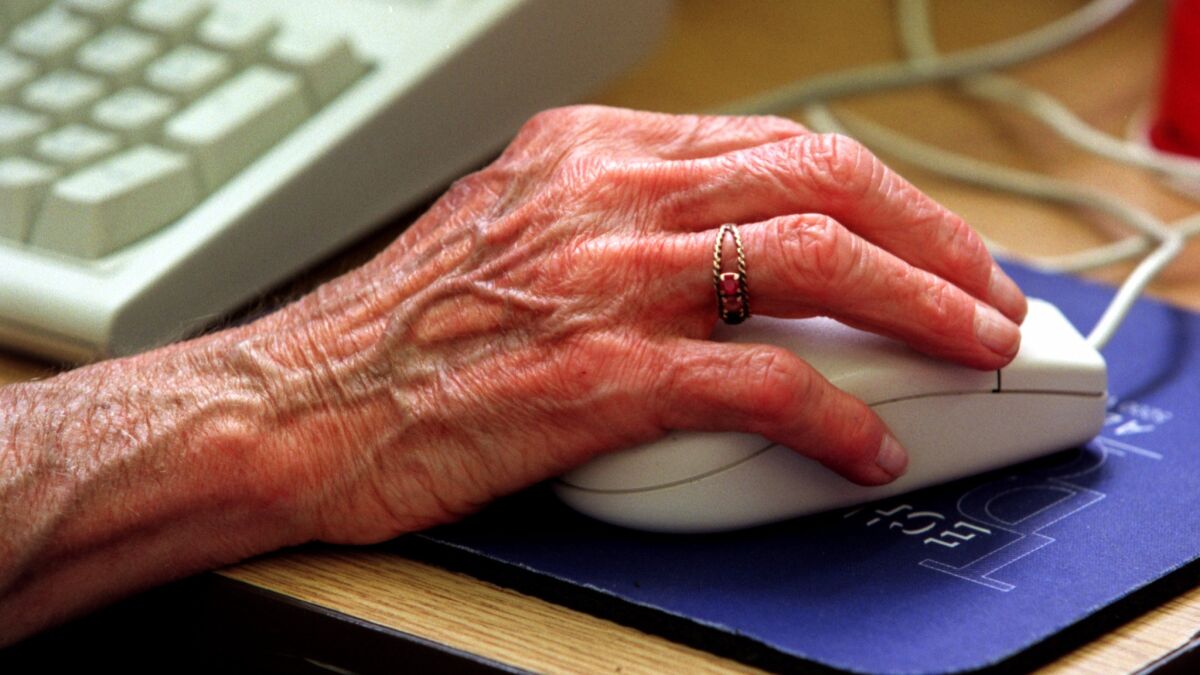 Only 16% of senior citizens surveyed said they had gone online to research health information, according to a new study.