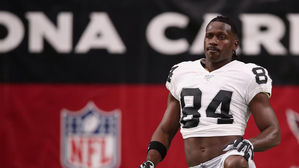 Raiders' officials remain mum on Antonio Brown's release