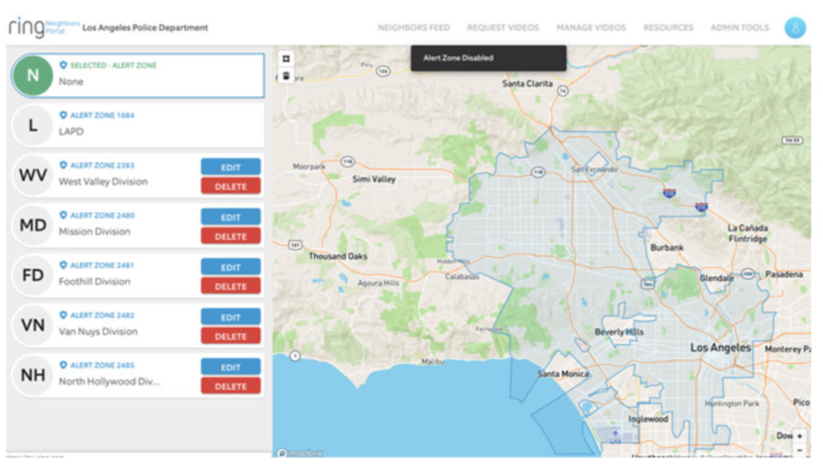 Interactive Lapd Rd. Map Amazon Ring surveillance emails are flooding LAPD inboxes - Los Angeles ...
