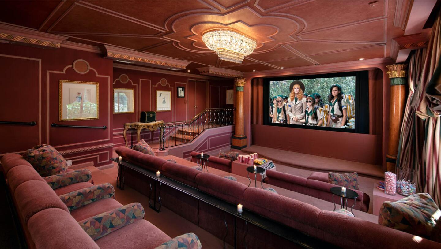 The movie theater.