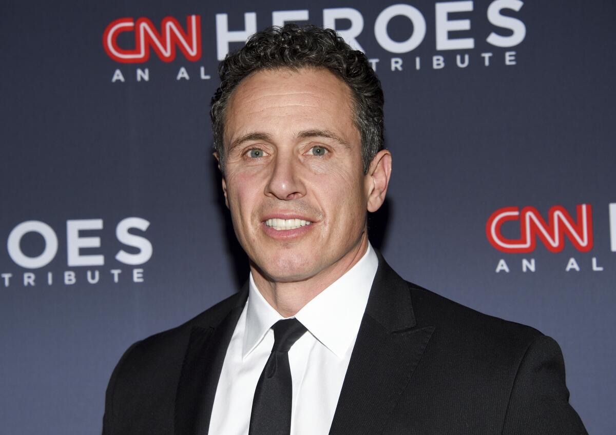 FILE - In this Dec. 8, 2018 file photo, CNN anchor Chris Cuomo attends the 12th annual CNN Heroes: An All-Star Tribute at the American Museum of Natural History in New York. Cuomo appeared to offer advice on a statement by his brother, New York Gov. Andrew Cuomo, addressing allegations of sexual harassment, according to a report issued on Tuesday, Aug. 3, 2021. The CNN prime-time personality testified to investigators looking into his older brother’s behavior. (Photo by Evan Agostini/Invision/AP, File)