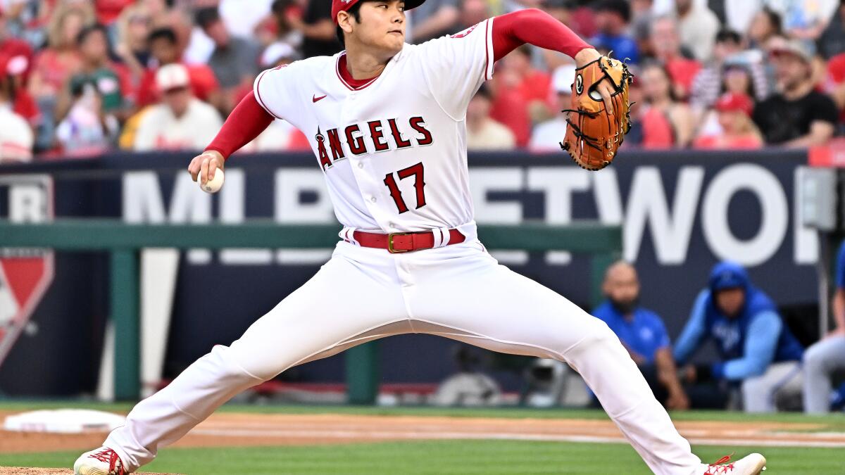 Shohei Ohtani drives in eight RBIs, but Angels fall to Royals - Los Angeles  Times