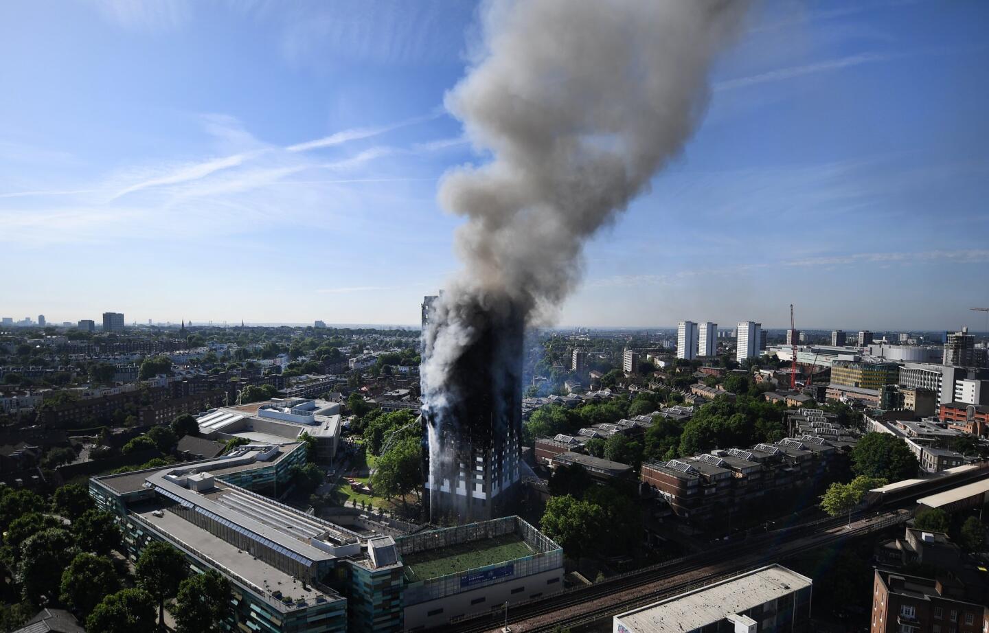 London high-rise fire