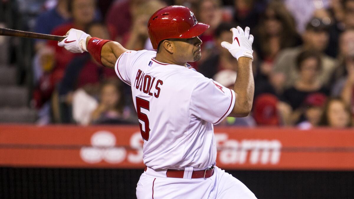 Angels first baseman Albert Pujols is not expected to be ready for opening day in 2016 after undergoing foot surgery.