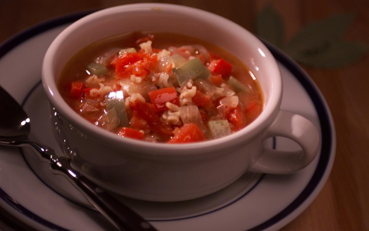 Louisiana-Style Chicken and Rice Soup