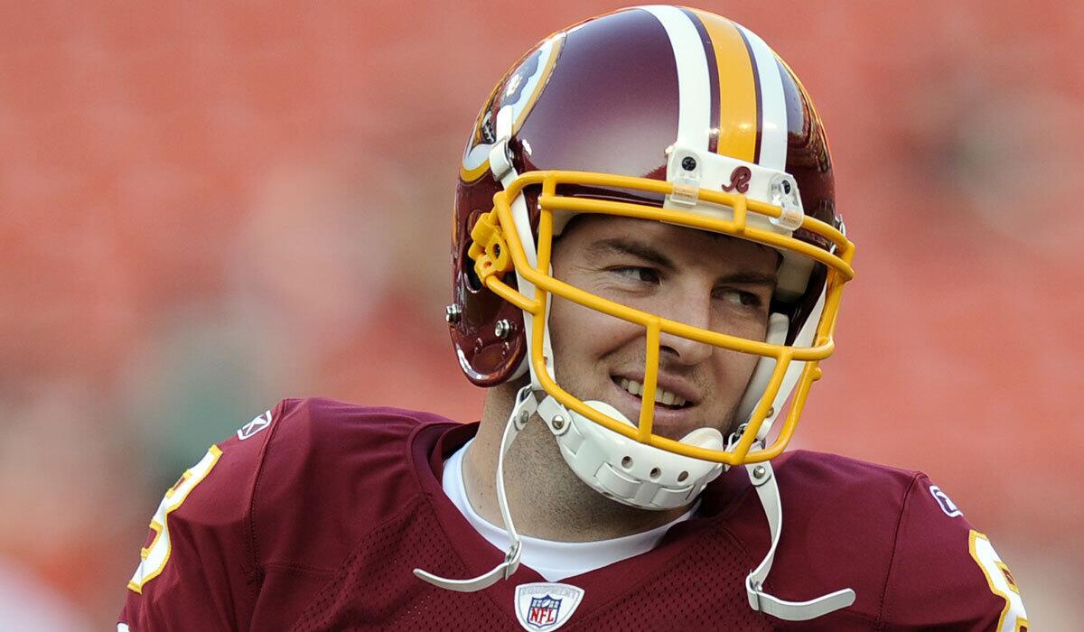 Rex Grossman, shown with the Washington Redskins in 2011, reportedly turned down the chance to play for Cleveland this week.
