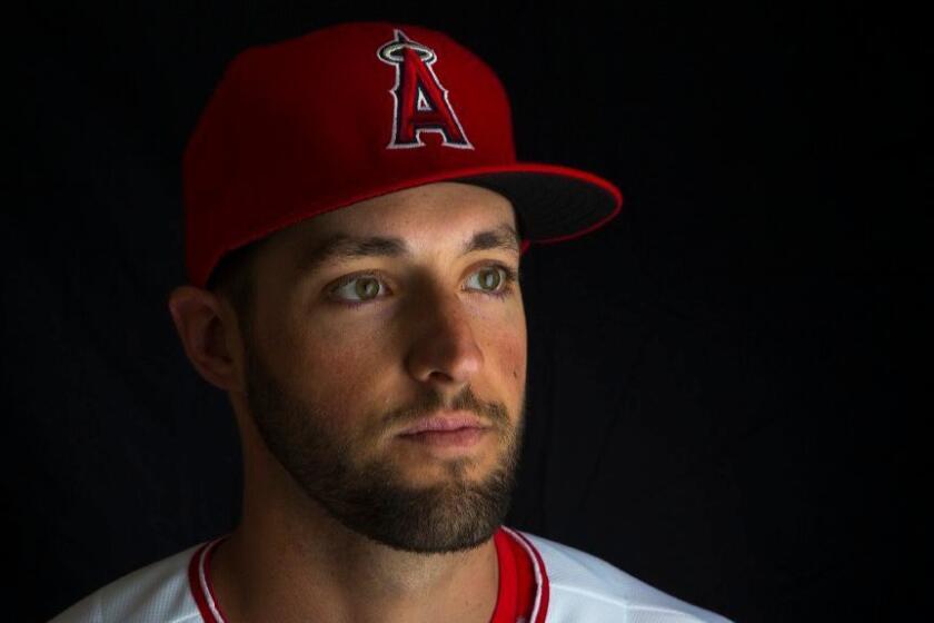Left-hander Nate Smith will compete for a spot in the Angels' starting rotation in spring training.