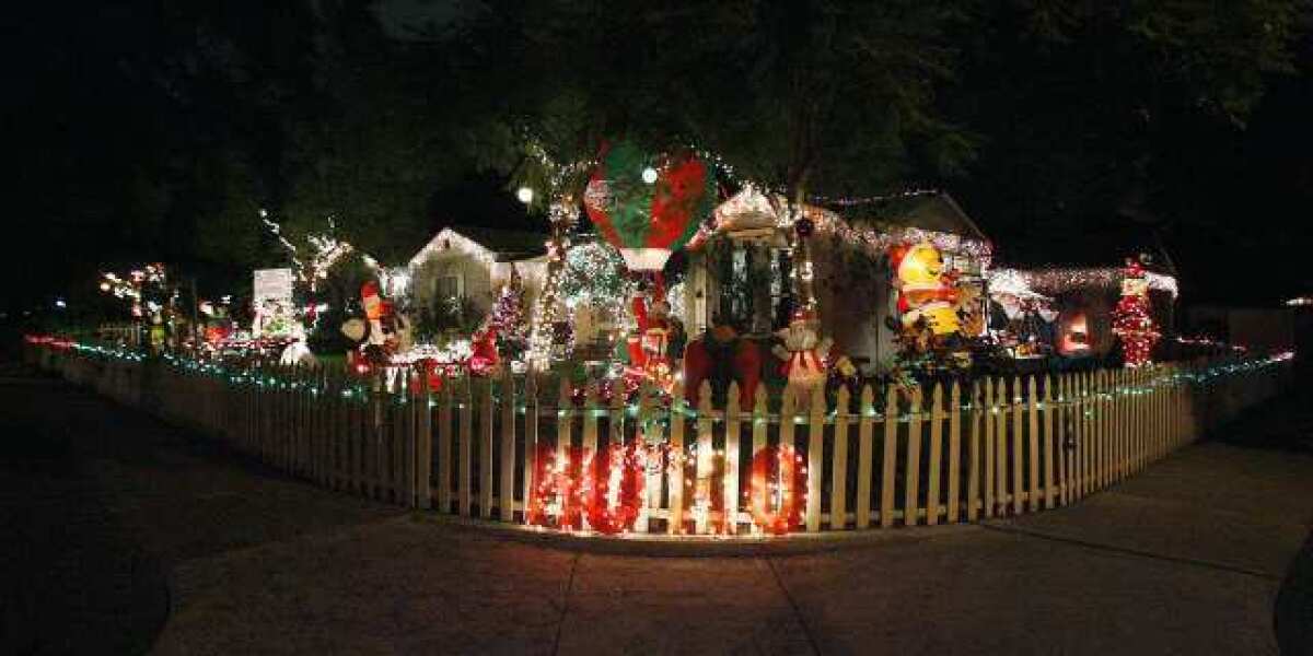 Carrie Stewart Nolan won first place in the Residential category of the Burbank Civic Pride's 30th Annual Holiday Decorating Contest.
